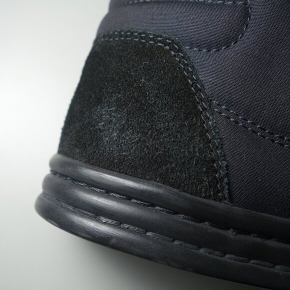 Chanel Toile Suede Calfskin Hi-Top Double Zip Sneakers Made In Italy, Size 11 - Picture 7 of 15